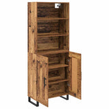 Highboard 2 pcs Old Wood 69.5 x 34 x 180 cm 3415768
