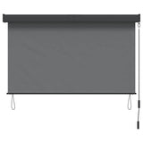 Roller Blind Light Grey 160 x 250 cm Fabric and Aluminum 42037194