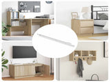 Drawer Slide 55 pcs White Steel 864658