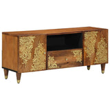 TV Cabinet Honey Brown 105 x 33 x 46 cm Solid Mango Wood 4018750
