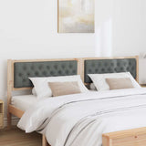Headboard Other Brown and dark grey 200 cm Solid pine wood 878990
