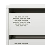 Sideboard White 68x39x73.5 cm Cold-rolled Steel 851291