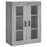 Highboard Grey Sonoma 69.5x34x180 cm Engineered Wood 3198407