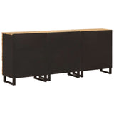 Sideboard 3 pcs Brown 60 x 33 x 75 cm Solid Mango Wood 3310101