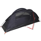 Camping Tent Dome 1-Person White Blackout Fabric Waterproof 94562