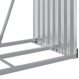 Log Holder Green 80x45x120 cm Galvanised Steel 364539