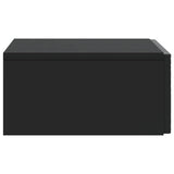 Wall-Mounted Side Table Black 87.5 x 34.5 x 17 cm 898836
