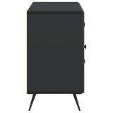 Sideboard with Drawer Black 89 x 34.5 x 60 cm Engineered Wood 895576