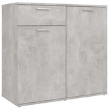 Sideboard Concrete Grey 80x36x75 cm Engineered Wood 805774