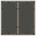 Garden Dining Set 3 pcs Grey Poly rattan 3334871