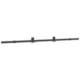 Sliding Door NARVIK Natural and Black 80 x 210 cm 3445224