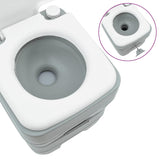 Camping Toilet Grey 41.5 x 36.5 x 42 cm Plastic 42001429
