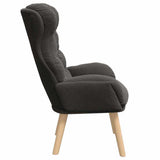 Armchair Dark Grey 69 x 74 x 93 cm Sherpa Fabric 42001883