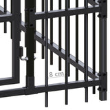Outdoor Dog Kennel Steel 1.84 m 171472