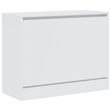 Shoe Cabinet White 80x34x63 cm Engineered Wood 839959