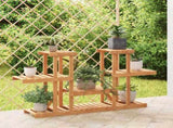 Flower Stand 110x25x73 cm Solid Wood Fir 362854