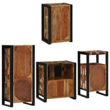Bathroom Furniture Set 4 pcs Multicolour Solid Reclaimed Wood 3305685