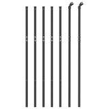 Wire Mesh Fence Anthracite 1x10 m Galvanised Steel 154225