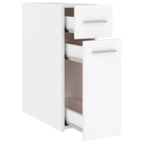Apothecary Cabinet White 20x45.5x60 cm Engineered Wood 804211
