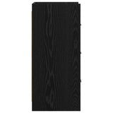 Sideboard Black Oak 40 x 36 x 80 cm Engineered Wood 8011060