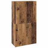 Office Cabinet Black Oak 60 x 32 x 115 cm Engineered Wood 879636