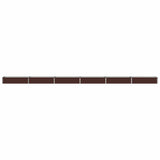 Raised Garden Bed Brown 600 x 40 x 24 cm cold-rolled steel 8006377