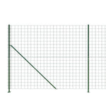 Wire Mesh Fence with Flange Green 1.4x25 m 154187
