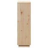 Highboard 110.5x35x117 cm Solid Wood Pine 814369