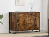 Side Cabinet Smoke Oak 79 x 36 x 75 cm Engineered Wood 886602