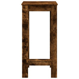 Bar Table Smoked Oak 51x50x103.5 cm Engineered Wood 854404
