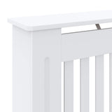Engineered Wood Radiator Cover White 78 cm 325559