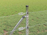 Hexagonal Fence Ground Fix 100 x 0.6 m Galvanised Steel Silver 3353018