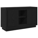 Sideboard Black Oak 102 x 35 x 60 cm Engineered Wood 862815