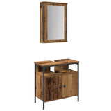 Bathroom Furniture Set with Storage 2 pcs Brown 60 x 30 x 60 cm 3332524