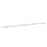 Wall Shelves 4 pcs High Gloss White 115x9x3 cm 326657