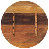 286040 Round Table Top 80 cm 25-27 mm Solid Reclaimed Wood