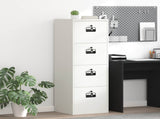 Storage Cabinet Mustard Yellow 80 x 40 x200 cm Steel 3406193