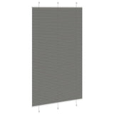 Pleated Blind Anthracite 120x200 cm Fabric Width 119.4 cm Polyester 4015113