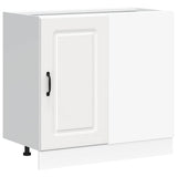 Kitchen Base Cabinet Kalmar White Engineered Wood 854318