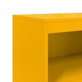 Highboard Mustard Yellow 68.5x38.5x123.5 cm Steel 846503