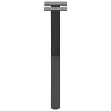 Coffee Table Legs X-Shaped 2 pcs Anthracite 38x cm Steel 4012894