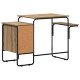 Desk with Storage Artisan Oak 120 x 50 x 75 cm 8008001