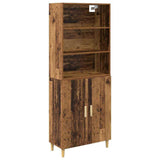 Highboard Old Wood 69.5 x 32.5 x 180 cm Engineered Wood 3415608