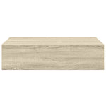 Wall-mounted Drawer Shelves 2 pcs Oak 40x23.5x10cm MDF 330248