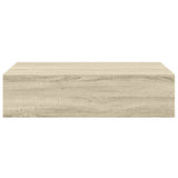 Wall-mounted Drawer Shelves 2 pcs Oak 40x23.5x10cm MDF 330248