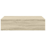 Wall-mounted Drawer Shelves 2 pcs Oak 40x23.5x10cm MDF 330248
