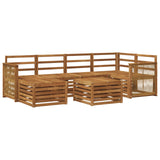 Sectional Sofa Set 6 pcs Natural Solid Acacia Wood 3384595