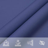 Sun Shade Sail Blue 7x5x5 m 100% Polyester Oxford 42002286