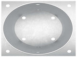 Round Ground Anchor 4 pcs Silver 18 x 18 x15 cm Metal 42030124