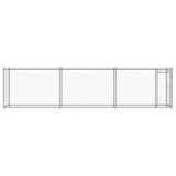 Dog Cage with Door Grey 6x2x1.5 m Galvanised Steel 3209579